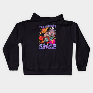 Tardigrade In Space Water Bear Astronaut Space Kids Hoodie